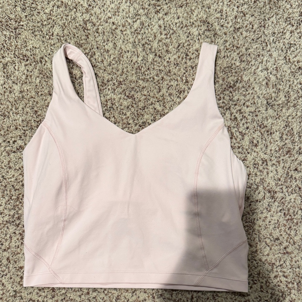 Lululemon align tank top strawberry milkshake C/D cup